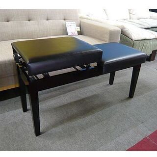 〇【連弾高低椅子 ピアノ椅子 セパレートタイプ】高さ調節可能