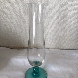 ガラス花瓶　緑