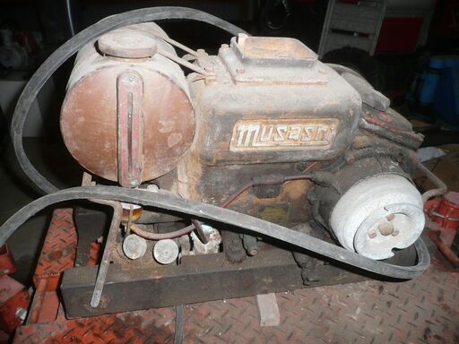 石発　石油発動機　ムサシ　不動品
