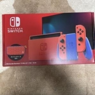 ニンテンドースイッチ　マリオレッド×ブルー セットの画像