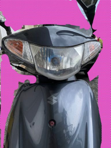 [更新]原付！！ アドレスV50 BEAMSカーボンマフラー付き！