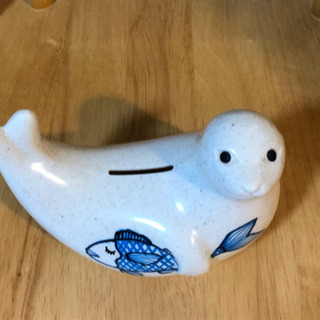 アザラシの貯金箱譲ります。