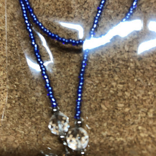 本水晶64面カット＆カラービーズ　マスクコードの画像