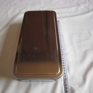 角形蓋つきキッチンバット　中古品