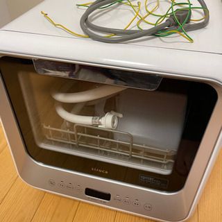 【送料無料】シロカ siroca 食器洗い乾燥機 食洗機　工事不要 分岐水栓可 SS-M151の画像