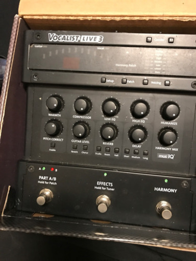 ボーカル用エフェクター　Digitech vocalist Live3