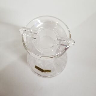 CRYSTAL24％　ガラス製醤油差し カメイガラス　ガラス栓　の画像