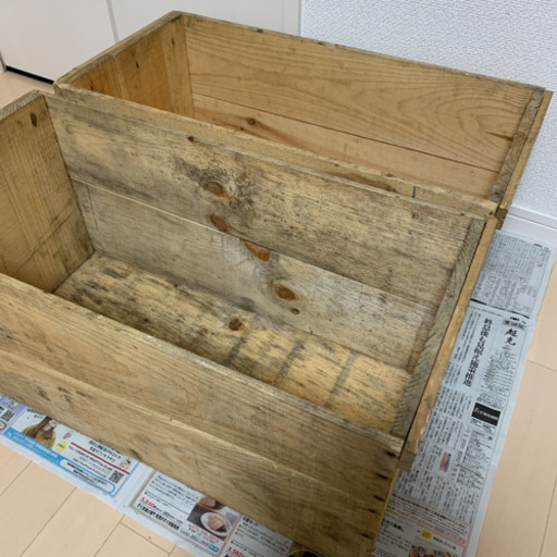 りんごの木箱　2箱セット売り　インテリア\u0026収納
