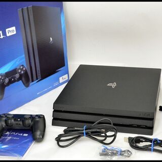 美品 PS4 Pro 1TB CUH-7200BB01 ジェットブラック プレイステーション4 プロ CUH-7200B プレステ4 中古本体