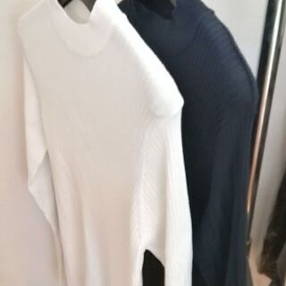 【美品】zara リブ編みハイネックセーター　Sサイズ×色違いセ...