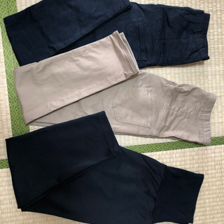 取引決定　　無料　マタニティパンツ　3本セットの画像