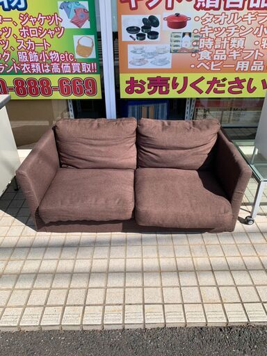 ✨2Pソファ✨　2人掛け　ファブリックソファー　格安