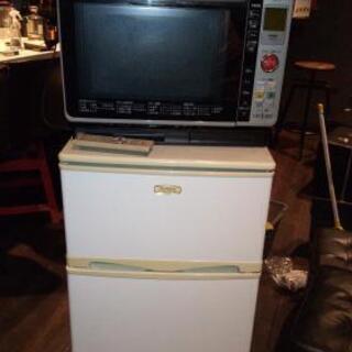 （24日水曜日取引限定　半額）1人暮らしに　冷蔵庫、レンジ、DV...
