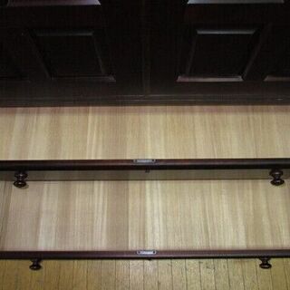 rk1376　北海道民芸家具　ワードローブ　衣装箪笥　木製　鍵2個付き　民芸家具　和箪笥　タンス　鏡付き　ネクタイ掛　幅109cm　高さ182cm　天然木    の画像