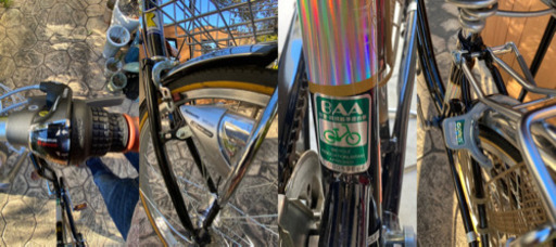 値下げ　自転車　24インチ 6段変速 オートライト BAA 通学に