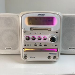 【七色に光る】 ビクター Victor ミニコンポ CD・MD・...