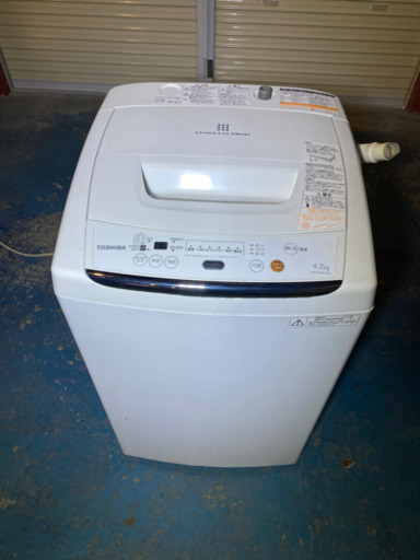 【引き取り限定特価】東芝 TOSHIBA 洗濯機 AW-42ML 4.2kg ホワイト