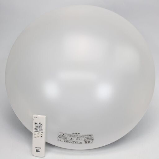 610)【美品/高年式】日立 LED シーリングライト 調光 調色 ~6畳 本体日本製 コンパクトタイプ LEC-AH06RAZ 2020年製