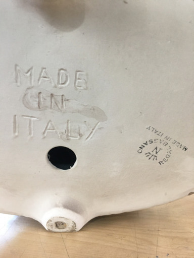 ★イタリア製 REGAL BASSANO 陶花 陶器 置物 オブジェ