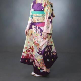 振り袖　帯　成人式　の画像