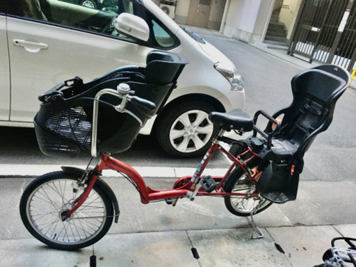 【受渡予定済】子供乗せ自転車(3人乗り可能)