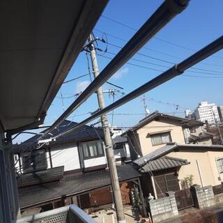 2～4m 長さ調節物干し竿　2本