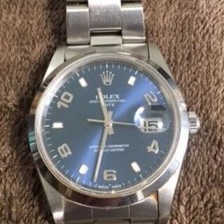 ROLEX オイスターパーペチュアル デイト ref.15200 ブルーの画像