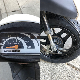 原付　スクーター　バイク　SUZUKI スズキ　レッツ2 CA1PAの画像