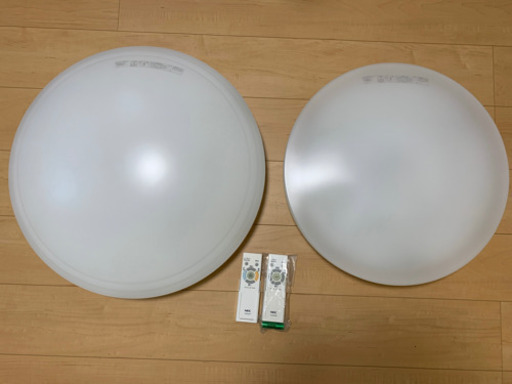 NEC LEDシーリングライト　2個セット（リモコン付き）