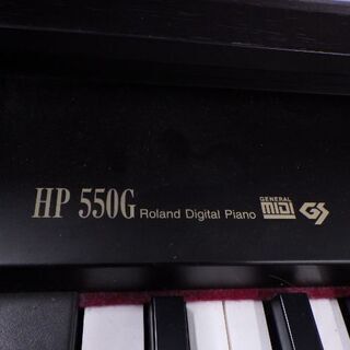 Roland　ローランド　電子ピアノ　デジタルピアノ　HP 550G　88鍵　椅子セット　音出し確認済み　￥16,280税込の画像