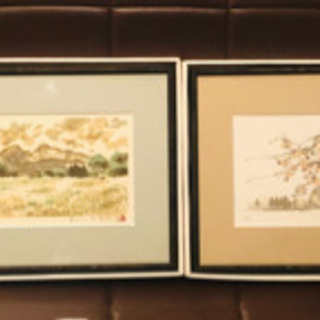 橋本広喜　画家の春夏秋冬　版画 4枚