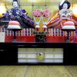 三喜作 特選 天其雛 雛人形 照明付 ガラスケース 昭和 レトロ