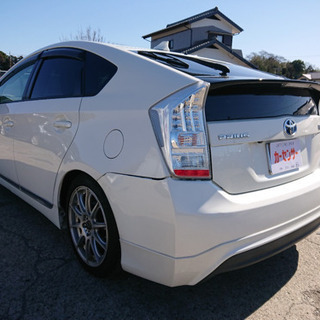 車検令和3年6月 h22年式 30プリウス 社外アルミ ETC付き フルセグナビ Bカメラ 機関良好 車検付き 乗って帰れる♪ 支払総額24万円 カード払い可♩の画像