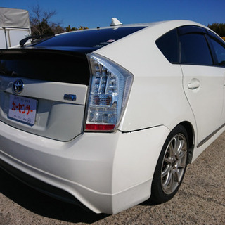 車検令和3年6月 h22年式 30プリウス 社外アルミ ETC付き フルセグナビ Bカメラ 機関良好 車検付き 乗って帰れる♪ 支払総額24万円 カード払い可♩の画像