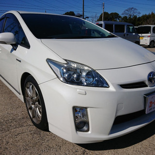 車検令和3年6月 h22年式 30プリウス 社外アルミ ETC付き フルセグナビ Bカメラ 機関良好 車検付き 乗って帰れる♪ 支払総額24万円 カード払い可♩の画像