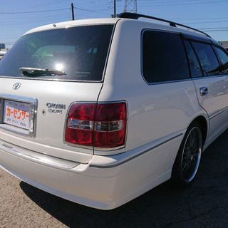 車検令和3年3月 h16年式 クラウンエステート 機関良好 車高調 社外アルミ ETC  車検付き 乗って帰れる♪ 支払総額22万円★★の画像