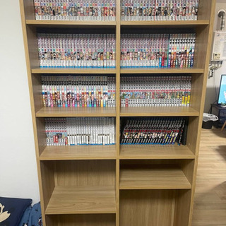 【取引完了】人気漫画全巻まとめ売りと本棚
