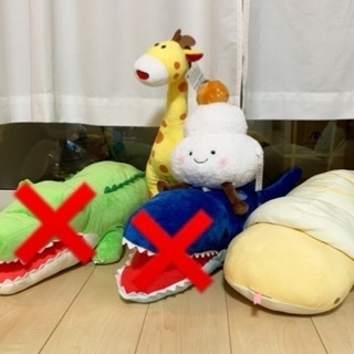 【クレーンゲーム限定】1つ200円！大きなぬいぐるみお譲りします！ばら売り、セット売りどちらも可能！の画像
