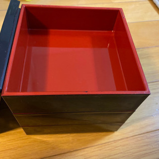 小さめの♪お重箱3段組 プラスチックの画像