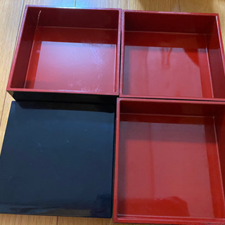 小さめの♪お重箱3段組 プラスチックの画像