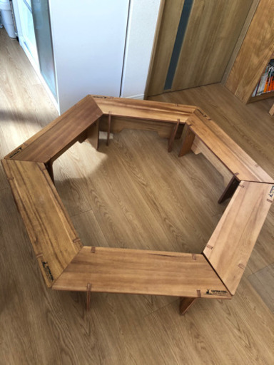 キャプテンスタッグ　ヘキサテーブル