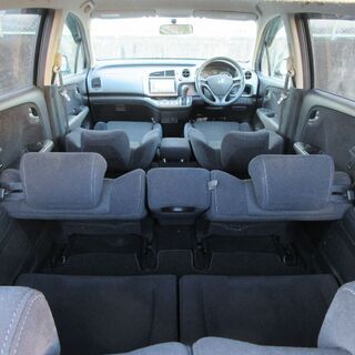 【車検2年満タン渡し】ストリーム（総額：38万円）【走行5.7万キロと低走行！】H20年式・上級グレード：RSZ・人気色：ブラックパール・1オーナー・ナビ・ETC・パドルシフト・バックカメラ完備（禁煙車）※数台出品中！の画像