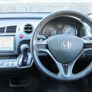 【車検2年満タン渡し】ストリーム（総額：38万円）【走行5.7万キロと低走行！】H20年式・上級グレード：RSZ・人気色：ブラックパール・1オーナー・ナビ・ETC・パドルシフト・バックカメラ完備（禁煙車）※数台出品中！の画像