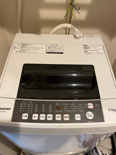 Hisense洗濯機☆2019年製