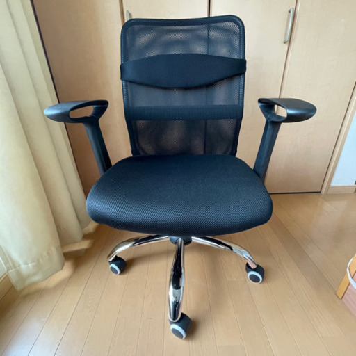 新品同様　LIFELEX オフィス　OAチェアーMM KR18-3350 コーナン　ブラック