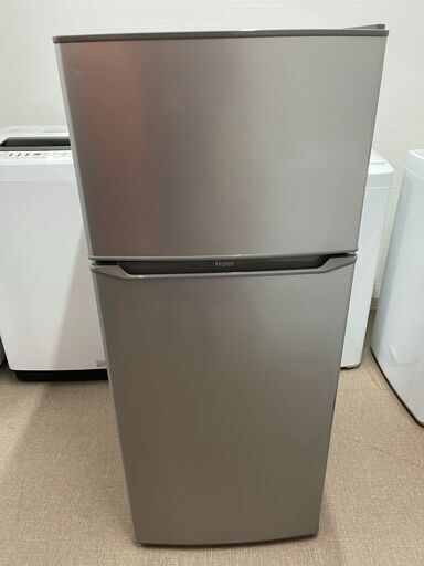 都内近郊無料で配送、設置いたします　2019年製　冷蔵庫　ハイアール　JR-N130A　シルバー　HI05