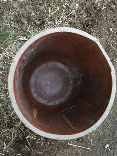 陶器　水溜まります