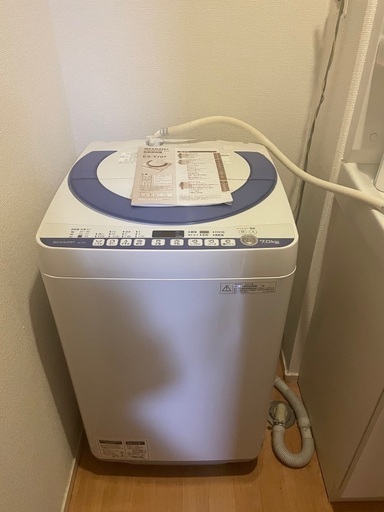 洗濯機　7kg SHARP