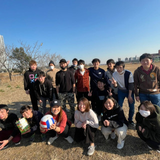 河川敷バレー🏐野球⚾️
