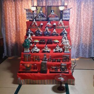 雛人形　七段飾り　雛壇無し　増村人形店　平安晴峰作